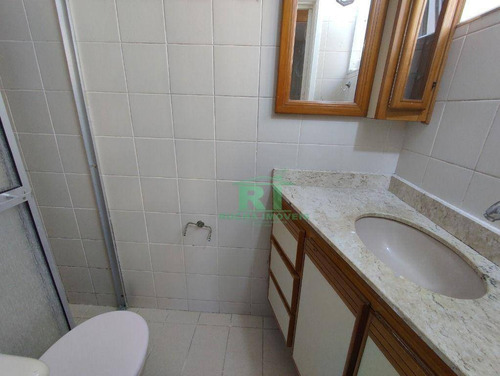 Imagem 7 de 18 de Apartamento Na Praia, 2 Dormitórios Sendo 1 Suíte, 1 Vaga De Garagem, Astúrias, Guarujá-sp - Ap5199