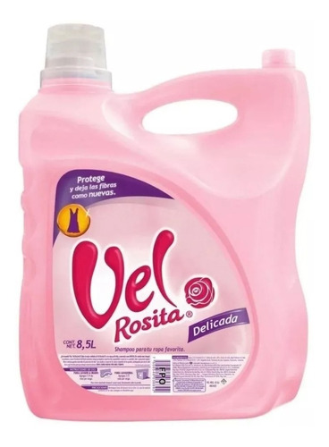 Shampoo Para Ropa Delicada Vel Rosita De 8.5lts