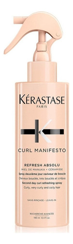  Spray Kérastase Curl Manifesto Refresh Absolu hidratación de 190mL 190g