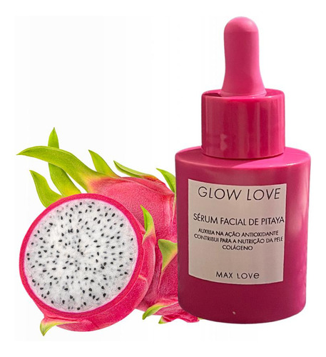 Sérum Facial De Pitaya Glow Love Max Love Momento De Aplicação Dia/noite