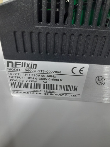 Inversor De Frequência 3cv/3hp Entrada 220v E Saída 380v