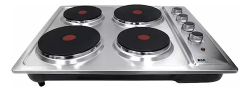 Encimera Eléctrica Acero Inoxidable 4 Platos