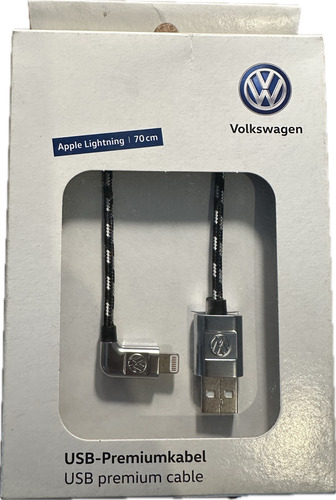 Cable Usb - Apple 70cm Volkswagen 000051446bb Color Gris