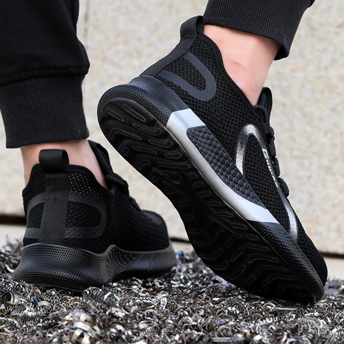 Zapatos De Seguridad Negros 38 Transpirables Para Hombre