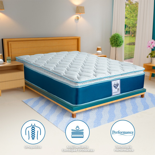 Colchón King Size Spring Air Cota Tecnología Performance
