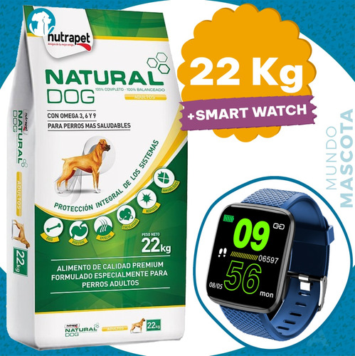 Alimento Perro Adulto Natural Dog 22 Kg + Envío + Regalo