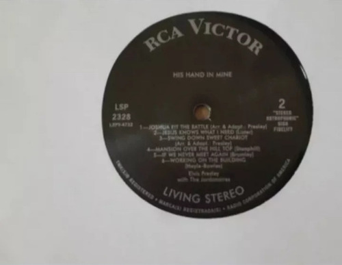 Elvis Presley Lp His Hand In Mine Vinil 180gramas Zerado (Usado)