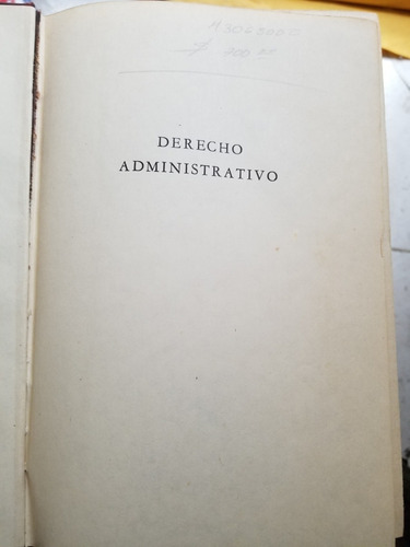 A0 Derecho Administrativo Andres Serra Rojas 9.a Edición (Usado)