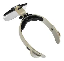 Comprar Lupa Vincha Binocular Manos Libres Luz Led C Pilas Y Lentes