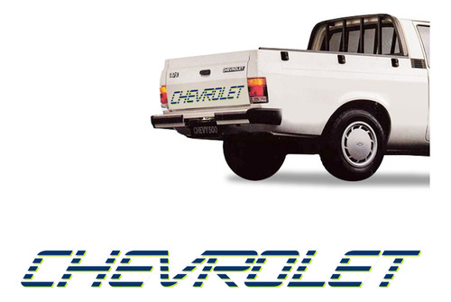 Faixa Verde Traseira Chevrolet Chevy Camping 500 - Genérico
