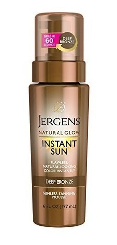 Jergens Natural Glow Instant Sun Crema Bronceadora Sin Sol P