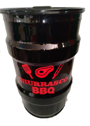 Lixeira Domesticatambor Decorativo Churrasco Bbq Tonel