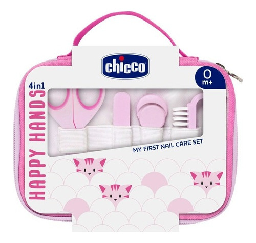 Set De Higiene Chicco Para Bebé Lima Alicate Tijera Cepillo