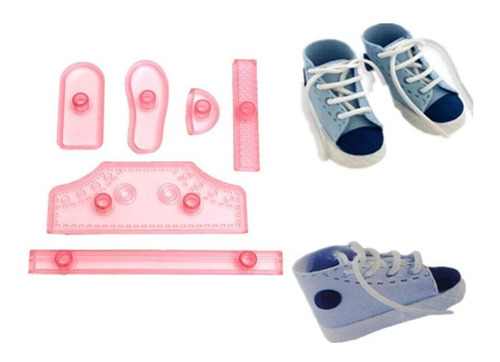 Cortador Tipo Sello Zapato Bebe Baby Shower Fondant 