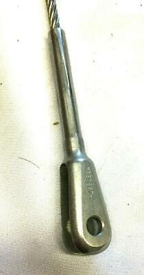 Stainless Steel Cable Lot Of 4 With Fork End 107 1/8 M Aac