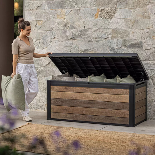 Keter Banca Baul Contenedor Plastico Multiusos 60 Galones