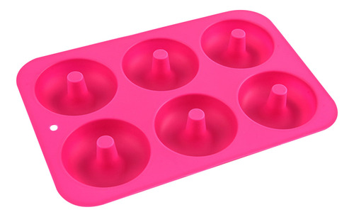 Molde De Silicona Para Hornear Rosquillas N De 6 Cavidades,