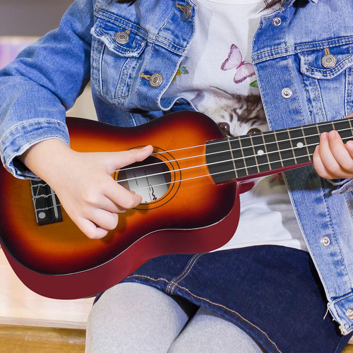 Ukelele Soprano Adm Para Principiantes De 21 Pulgadas Kit