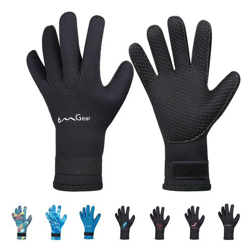 Omgear Guantes De Neopreno Guantes De Buceo Traje De Neopren