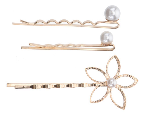 15 Pinzas Para El Pelo Con Forma De Perlas Bobby Pins, A La