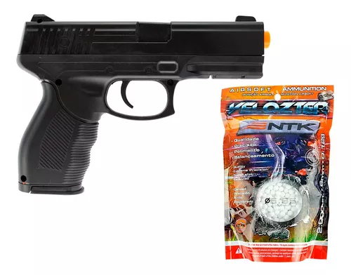 Arma Brinquedo Realista Soft Bullet Gun Silenciador E Dardos