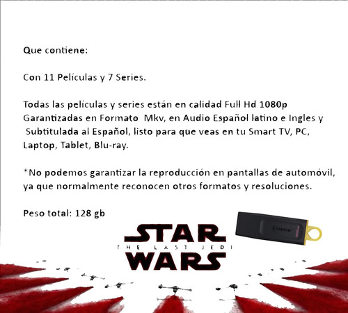 Star Wars Saga Completa Latino Full Hd