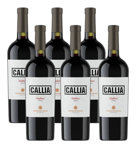 Vino Callia Malbec 750 Ml Caja X 6 - Perez Tienda - 