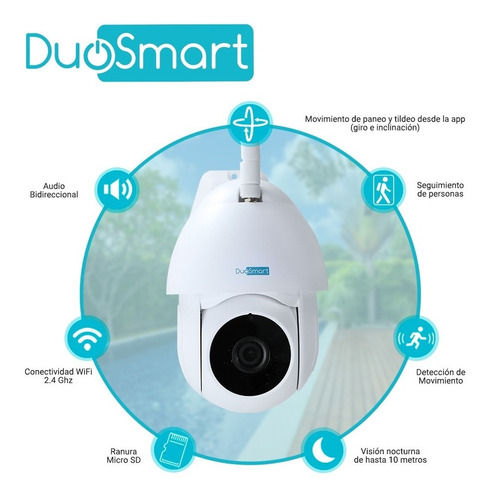 Camara Inteligente Pt Duosmart E70 Wifi
