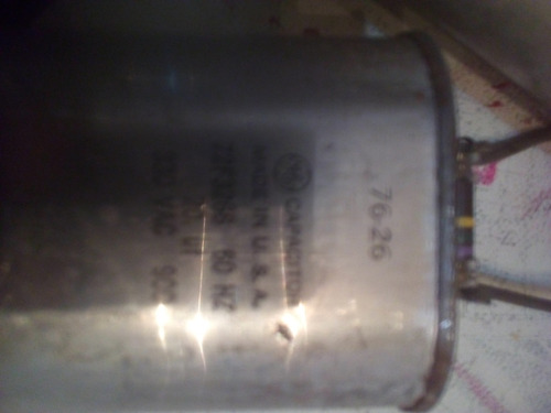 Capacitor De Lata En Aceite 20 Uf 900v Ge (usa) 