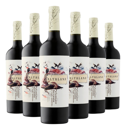 Vino Altaland Cabernet Sauvignion 6x750cc Caja X6