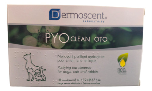 Dermoscent Pyo Clean Oto Para Perro / Gato Caja Con 10 Pz