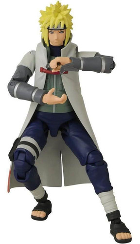 Boneco Naruto Shippuden Anime Heroes Namikaze Minato 15 Cm