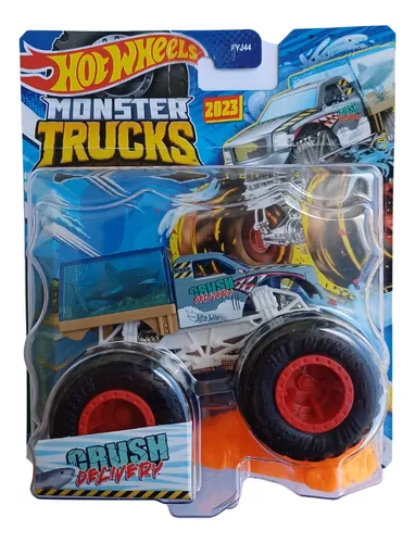 Hot Wheels Monster Trucks Carro Chompin' Mega Wrex Gigante Veículo  Caminhões com 1:64 Escala Die