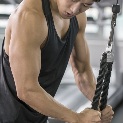 Cuerda Giratoria De Fitness Para Entrenamiento De Tríceps: C