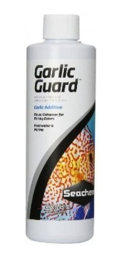 Seachem Garlic Guard 250ml Acara Discos,marinho,reef,peixes