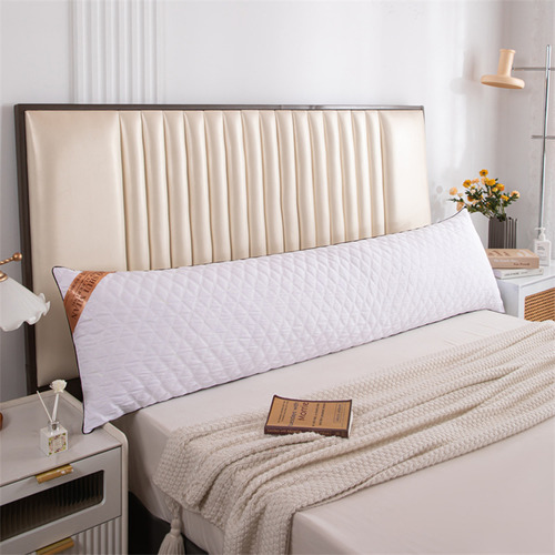 Funda De Almohada Acolchada En L, Almohada Doble De 1 Metro