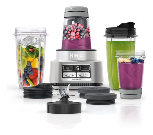 Licuadora Personal Foodi Power Nutri Duo - Ninja - Ss101q Plateado