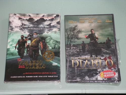 El Comando Del Diablo 1 Y 2 + 7 Peliculas Mexicanas-3 Dvd's (Usado)
