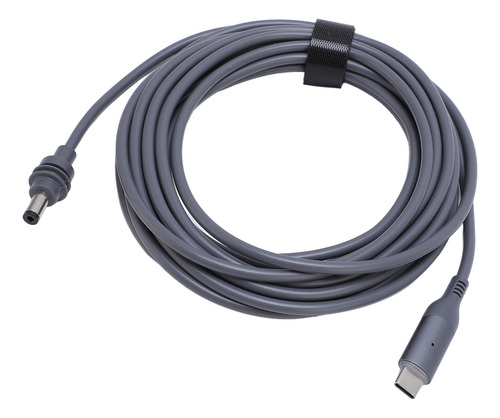 Cable De Carga Usb Tipo C A Dc, Indicador Led Rojo Y Azul De