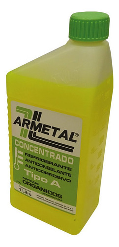 Liquido Refrigerante anticongelante orgánico  amarillo