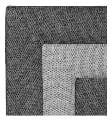 Cabecera Matrimonial Dicasa Bora Gris / Gris Claro Color Gris/gris Claro