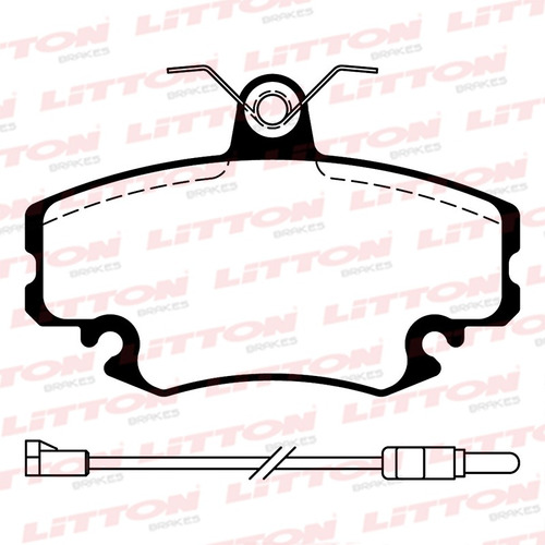 Pastilla Freno Litton Del Clio Logan Sandero Megane Symbol P