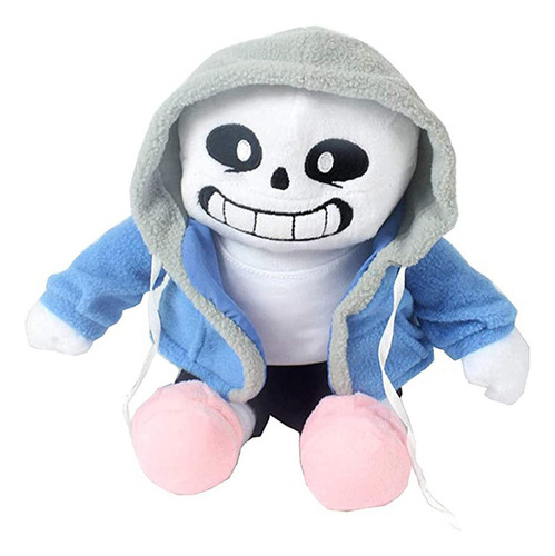 Zlj Novo Boneca Pelúcia Esqueleto Undertale Sans 23 Cm