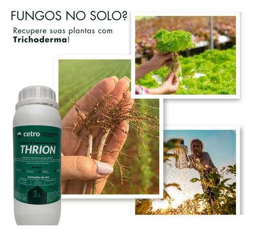 Trichoderma Harzianum, Controle De Fusarium E Rhizoctonia 1l