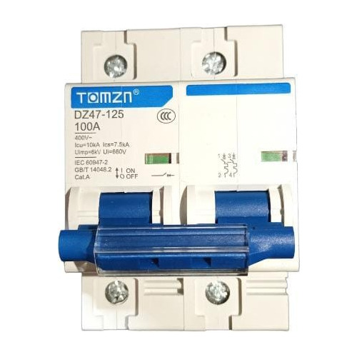 Pastilla Interruptor Termomagnetico Dz47-100dc C-100 Amp 