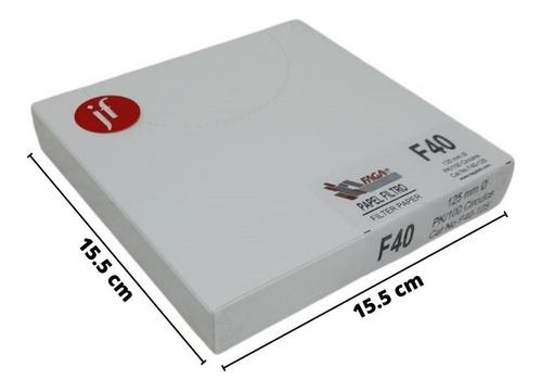 Papel Filtro Cuantitativo C/100 Fagalab F40-125