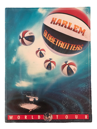 Programa Harlem Globetrotters World Tour Mexico 1990 24x32cm (Usado)