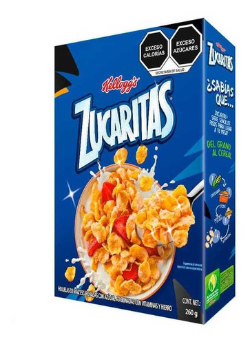 Pack 10 Cereal Zucaritas Kellogs. 260g.
