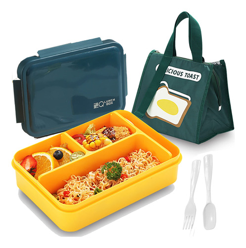 Lonchera Bento Para Niño Adulto Bonita Bolsa Almuerzo 4