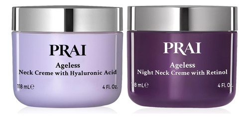 Prai Beauty Ageless - Juego De Crema Para El Cuello De Dia Y